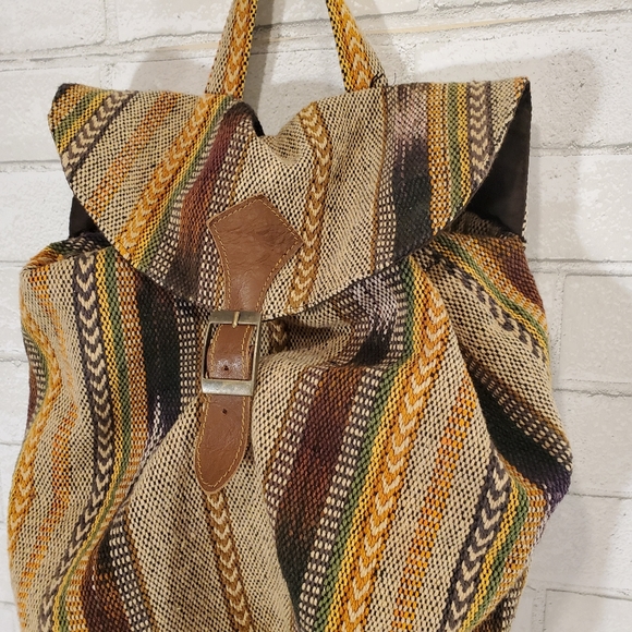 Boho World Market backpack - Picture 3 of 14